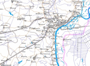 Карта Котельничского района