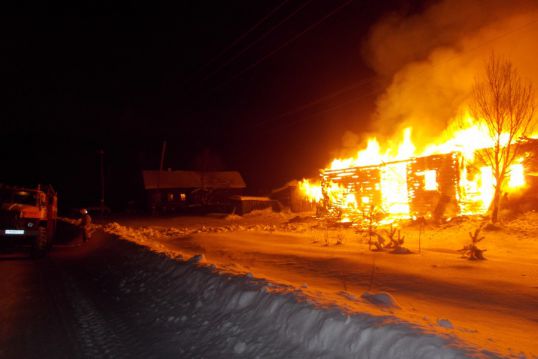 Пожар в Щенниковском