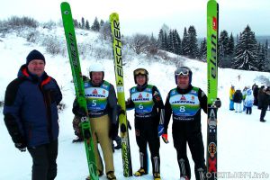 В Котельничском районе прошли соревнования летающих лыжников