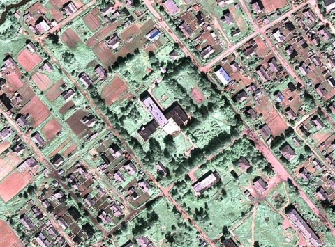 Котельничский район. Фото из космоса