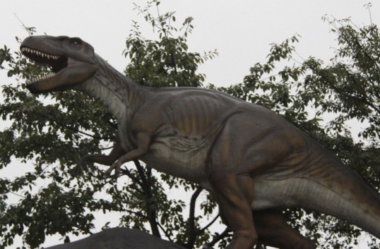 Котельничские динозавры «выбрались» на сушу