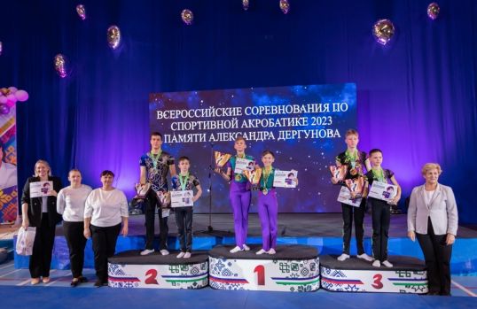 Котельничские акробаты стали призерами Всероссийских соревнований